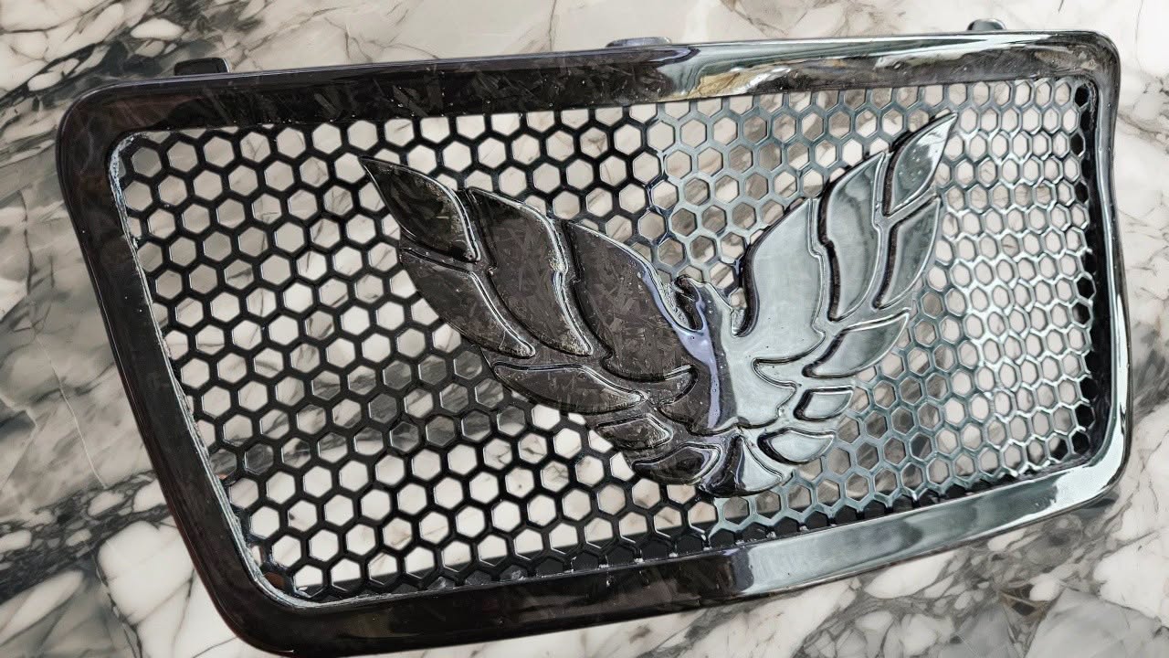 Cubreplaca para Firebird con malla "flow-bird"